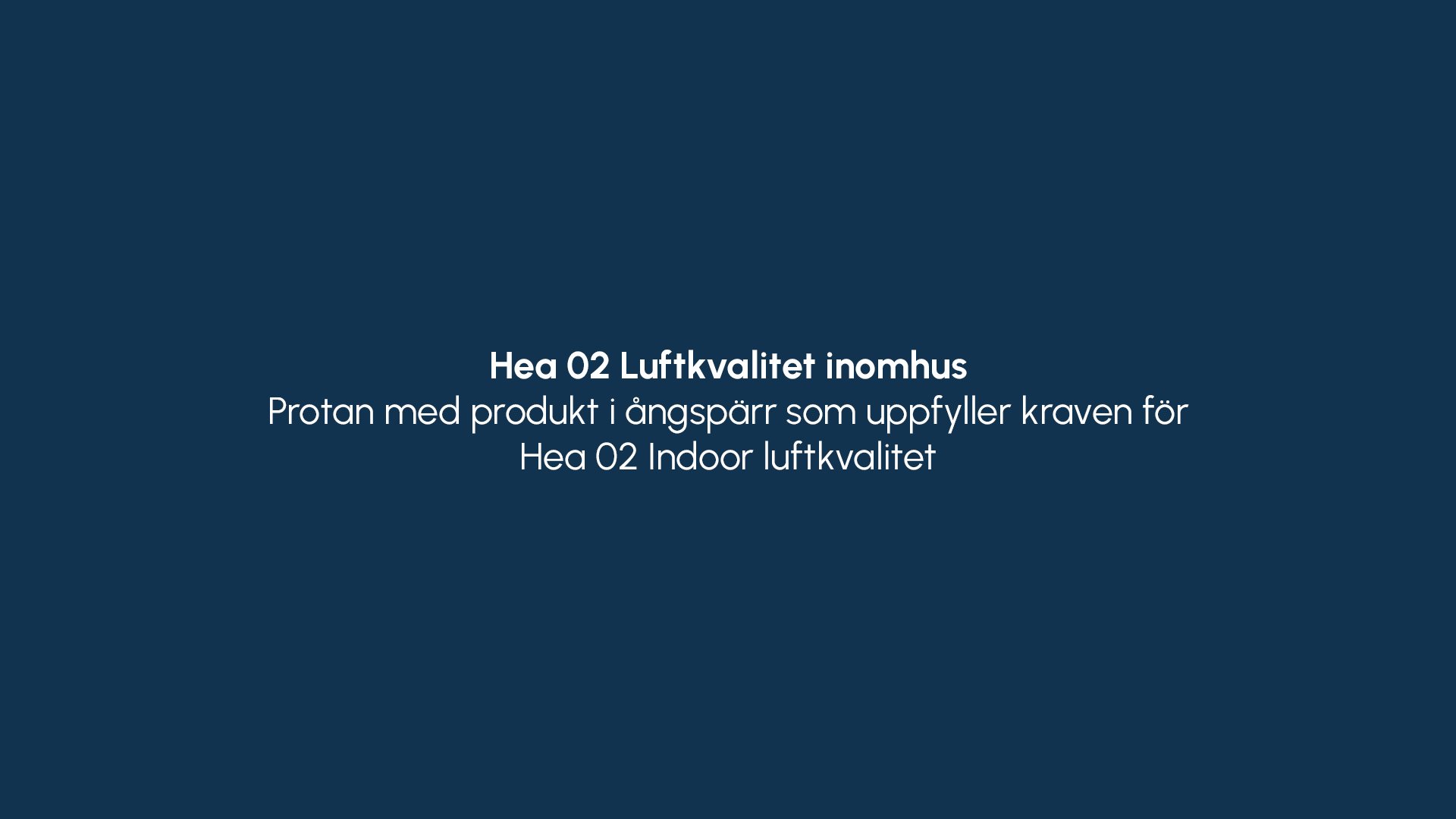 Hälsa och inomhusmiljö