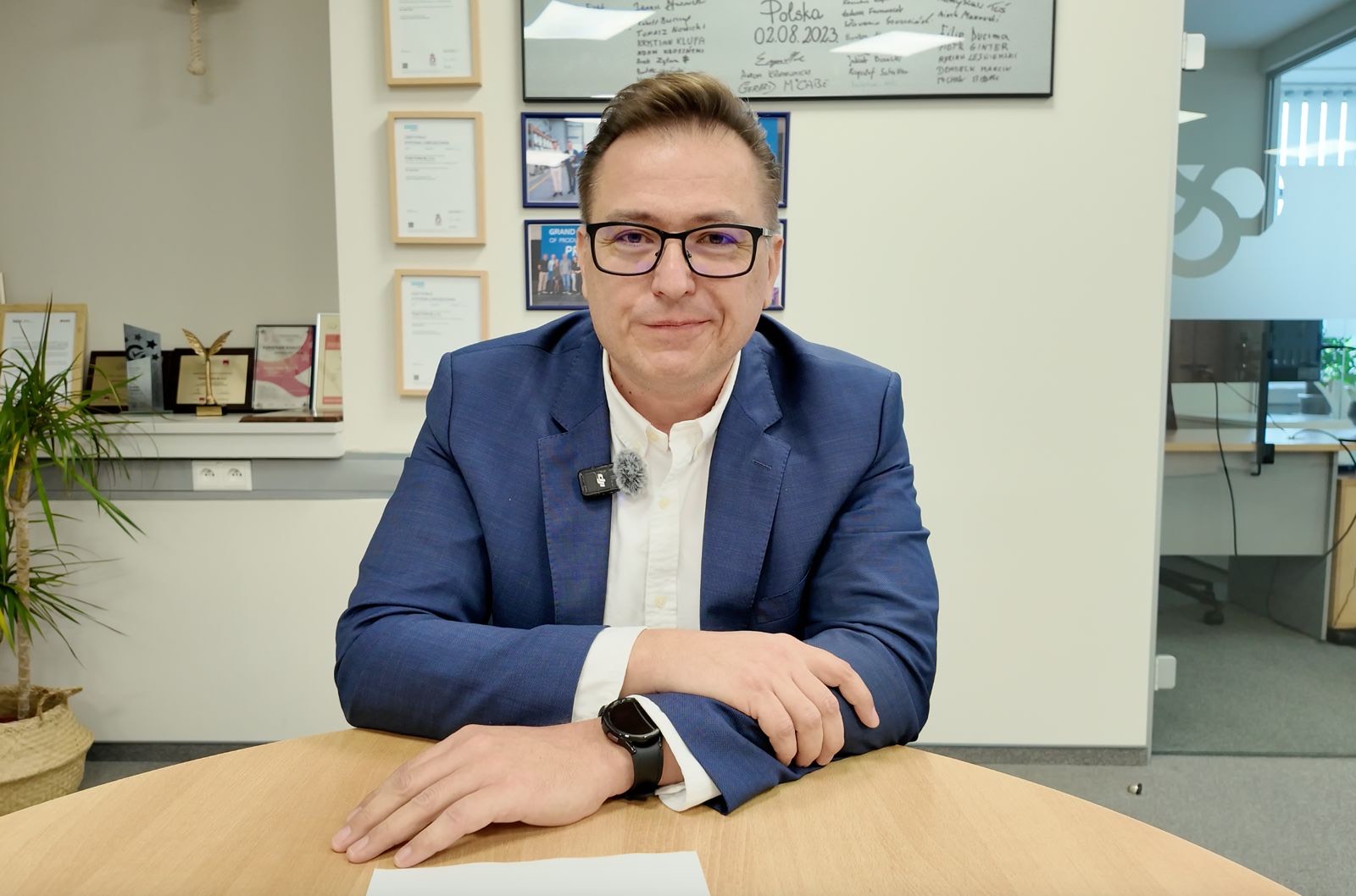 Michał Miąsek, VD för Protan Polska